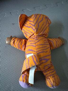Cabbage Patch Kids Cuties Tiger 9" Plush Doll Orange Purple Stripes